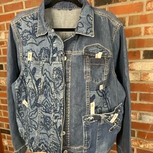 Lands End Denim Jacket / Re-Made